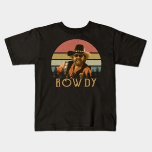 Rowdy smile vintage face idol hank Kids T-Shirt